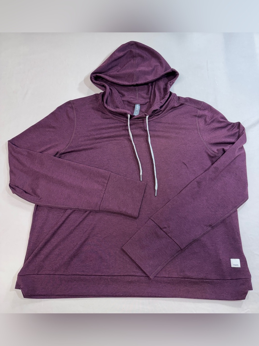 Vuori Hoodie Women's L Maroon Halo Essential Performance Athliesure Pullover